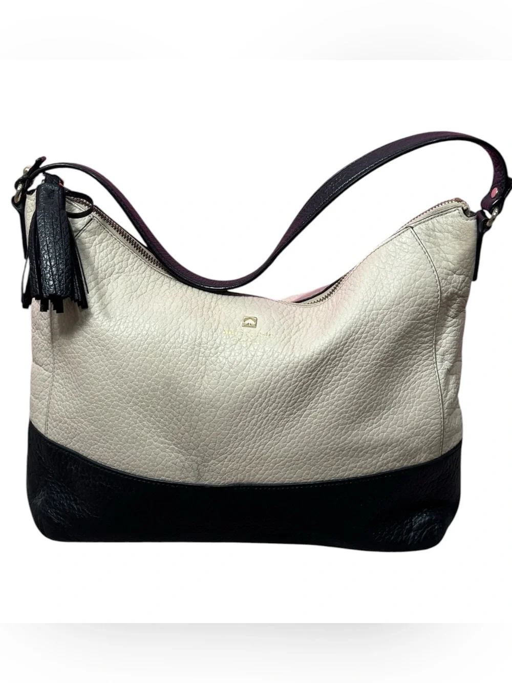 Kate Spade Leather Hobo Shoulder Bag Tassel Colorblock Orig $398